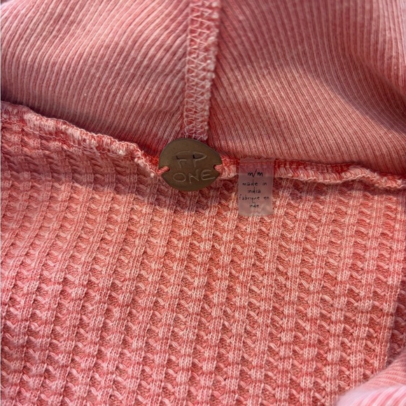 Free People FP One Axel Thermal Hoodie in Lipgloss Medium - Picture 4 of 6